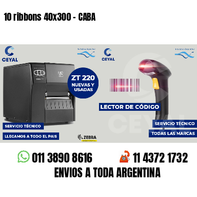 10 ribbons 40x300 - CABA