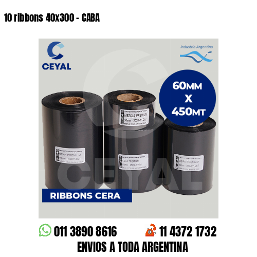 10 ribbons 40×300 – CABA