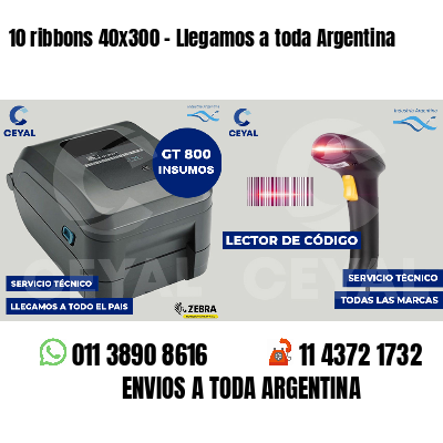 10 ribbons 40x300 - Llegamos a toda Argentina