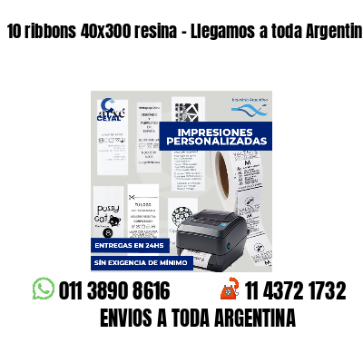 10 ribbons 40x300 resina - Llegamos a toda Argentina