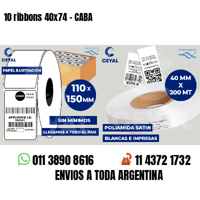 10 ribbons 40x74 - CABA