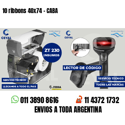 10 ribbons 40x74 - CABA