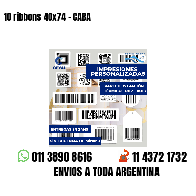 10 ribbons 40x74 - CABA