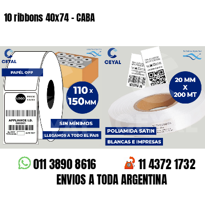 10 ribbons 40x74 - CABA