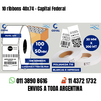10 ribbons 40x74 - Capital Federal