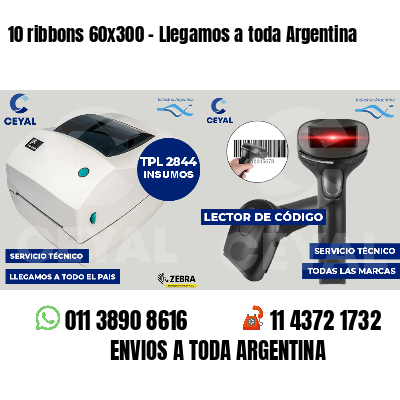 10 ribbons 60x300 - Llegamos a toda Argentina