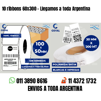 10 ribbons 60x300 - Llegamos a toda Argentina