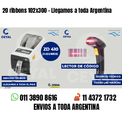 20 ribbons 102x300 - Llegamos a toda Argentina