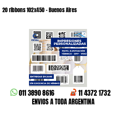 20 ribbons 102x450 - Buenos Aires