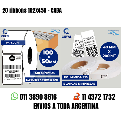 20 ribbons 102x450 - CABA