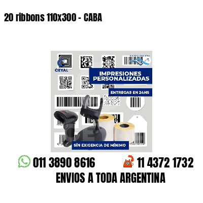 20 ribbons 110x300 - CABA