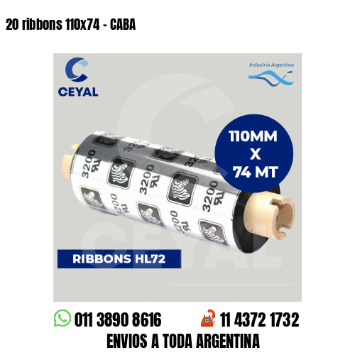 20 ribbons 110×74 – CABA