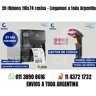 20 ribbons 110x74 resina - Llegamos a toda Argentina