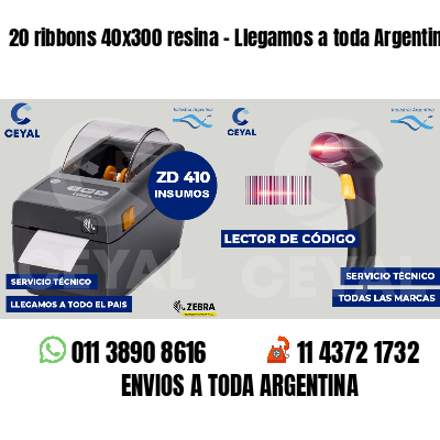 20 ribbons 40x300 resina - Llegamos a toda Argentina