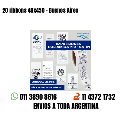 20 ribbons 40x450 - Buenos Aires