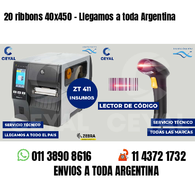 20 ribbons 40x450 - Llegamos a toda Argentina