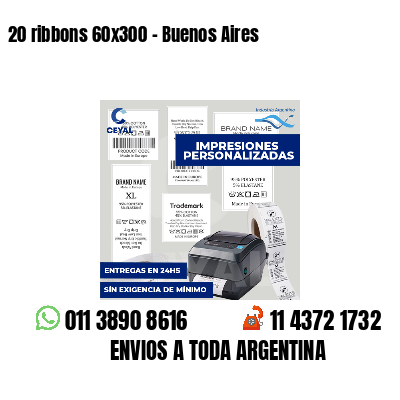 20 ribbons 60x300 - Buenos Aires