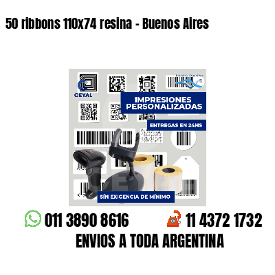 50 ribbons 110x74 resina - Buenos Aires