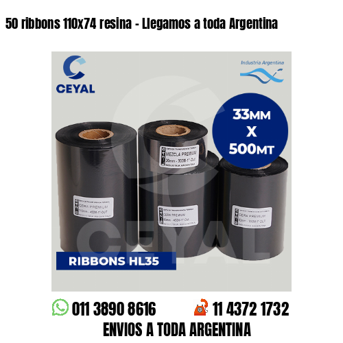 50 ribbons 110×74 resina – Llegamos a toda Argentina