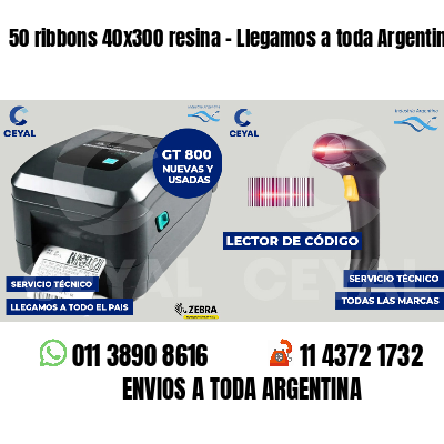 50 ribbons 40x300 resina - Llegamos a toda Argentina