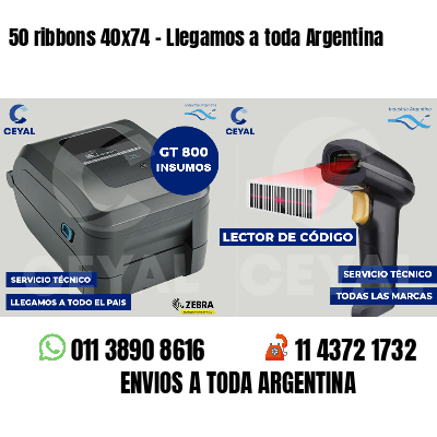 50 ribbons 40x74 - Llegamos a toda Argentina