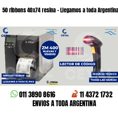 50 ribbons 40x74 resina - Llegamos a toda Argentina