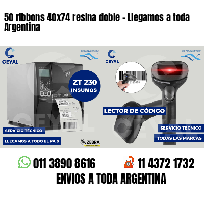 50 ribbons 40x74 resina doble - Llegamos a toda Argentina