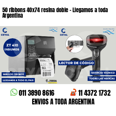 50 ribbons 40x74 resina doble - Llegamos a toda Argentina