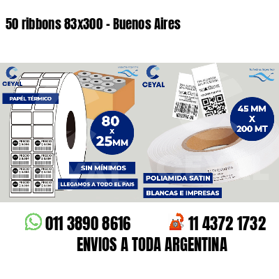 50 ribbons 83x300 - Buenos Aires