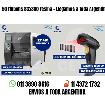 50 ribbons 83x300 resina - Llegamos a toda Argentina