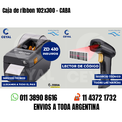 Caja de ribbon 102x300 - CABA