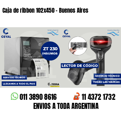 Caja de ribbon 102x450 - Buenos Aires