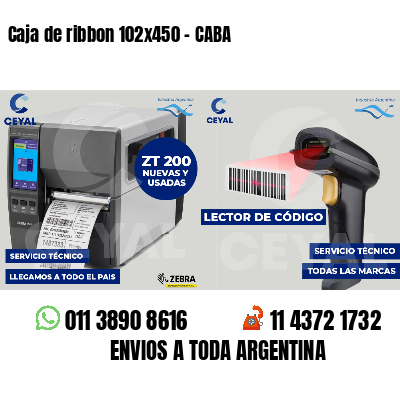 Caja de ribbon 102x450 - CABA