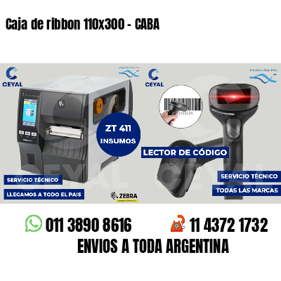 Caja de ribbon 110x300 - CABA