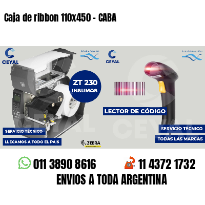 Caja de ribbon 110x450 - CABA