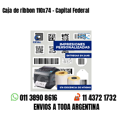 Caja de ribbon 110x74 - Capital Federal