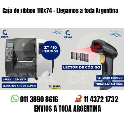 Caja de ribbon 110x74 - Llegamos a toda Argentina
