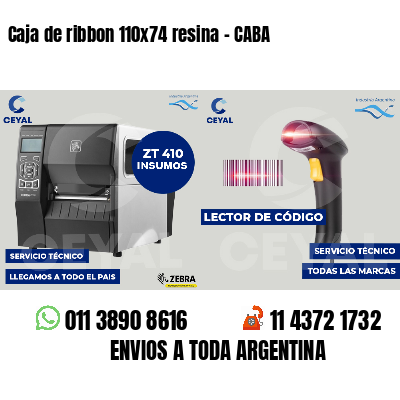 Caja de ribbon 110x74 resina - CABA