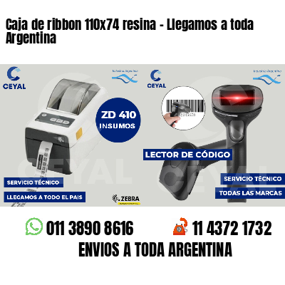 Caja de ribbon 110x74 resina - Llegamos a toda Argentina