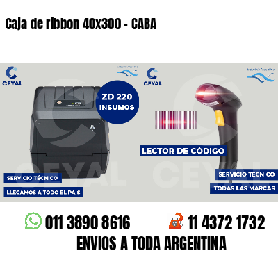 Caja de ribbon 40x300 - CABA