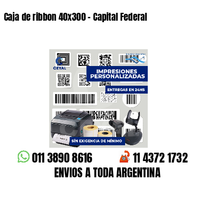 Caja de ribbon 40x300 - Capital Federal