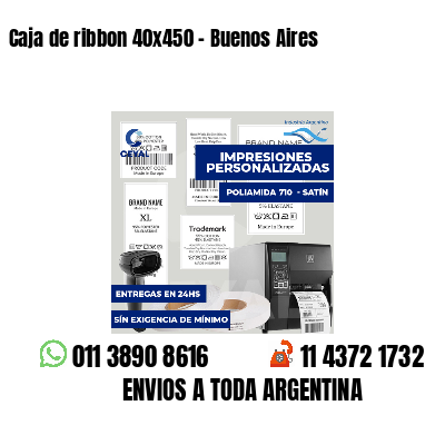 Caja de ribbon 40x450 - Buenos Aires