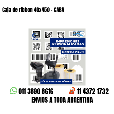Caja de ribbon 40x450 - CABA