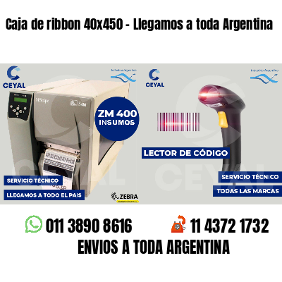 Caja de ribbon 40x450 - Llegamos a toda Argentina