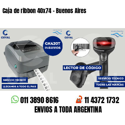 Caja de ribbon 40x74 - Buenos Aires