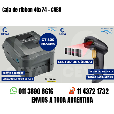 Caja de ribbon 40x74 - CABA