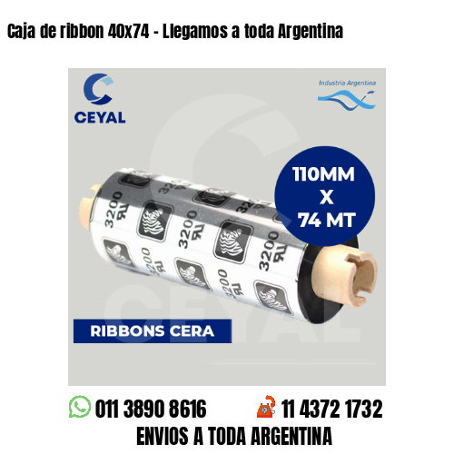 Caja de ribbon 40×74 – Llegamos a toda Argentina