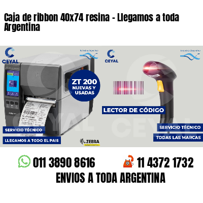 Caja de ribbon 40x74 resina - Llegamos a toda Argentina