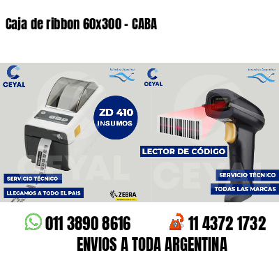 Caja de ribbon 60x300 - CABA