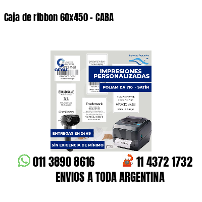 Caja de ribbon 60x450 - CABA